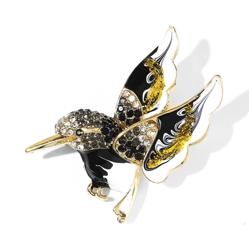 Humming Bird Women Brooch Pin
